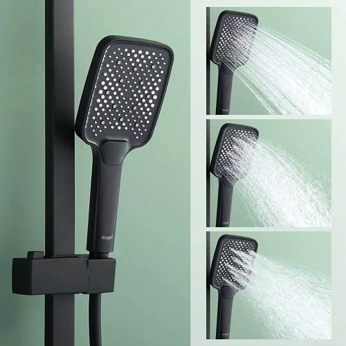Душевая система Raglo R01.24.06, черный Душевая система Raglo R01.24.06, черный