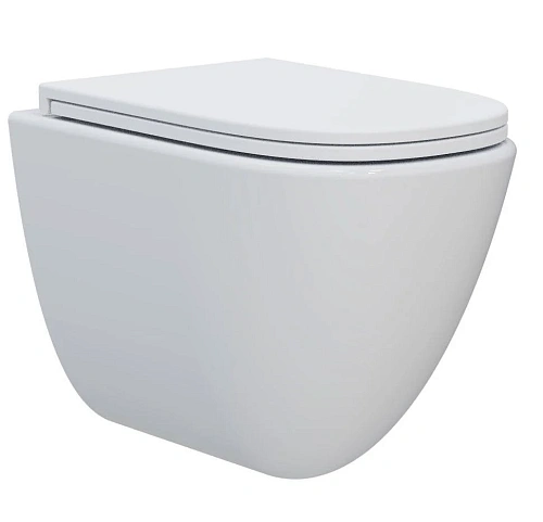 Унитаз подвесной AQUAme AQM2014PRO сиденье SoftClose, технология смыва Invisible, скрыт крепеж. 520х360х400 Унитаз подвесной AQUAme AQM2014PRO сиденье SoftClose, технология смыва Invisible, скрыт крепеж. 520х360х400