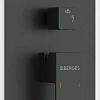 Душевая система BERGES NARDIS 2S BLACK, черный матовый встраиваемая 071002 Душевая система BERGES NARDIS 2S BLACK, черный матовый встраиваемая 071002