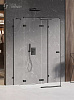Картинка анонса товара «душевой уголок new trendy avexa black l 110x70x200 exk-2613 черный»