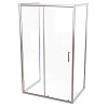 Картинка анонса товара «душевой уголок taliente kit-ta-140/10/10-1cp 140x100x100x195см, прямоугольный, прозрачное стекло 6мм, хром»