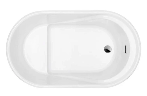 Ванна отдельностоящая ABBER AB9277 130x75 универсальная, белая акриловая Ванна отдельностоящая ABBER AB9277 130x75 универсальная, белая акриловая