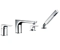 Смеситель на борт ванны WasserKRAFT Salm 2755 на 4 отверстия хром Смеситель на борт ванны WasserKRAFT Salm 2755 на 4 отверстия хром
