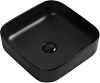 Раковина Aquanet City-1-MB 38,5 накладная, черная CITY-1-MB