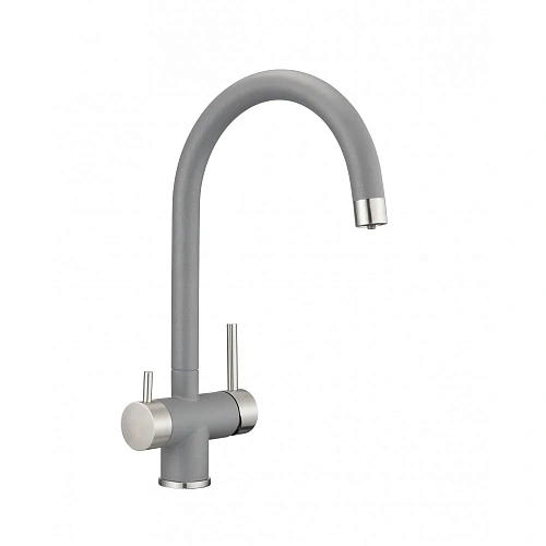 Смеситель для кухни Milacio Ultra ( MCU.554.GR ) серый металлик Смеситель для кухни Milacio Ultra ( MCU.554.GR ) серый металлик