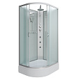 Детальная картинка товара «душевая кабина niagara classic ng-33084-14rbktg (1000х800х2100) средний поддон (26см) стекло матовое 330844rbktg»
