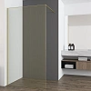 Душевая перегородка Vincea Walk-In VSW-7HS100GWG 1000x2000 брашированное золото, стекло с золотыми нитями