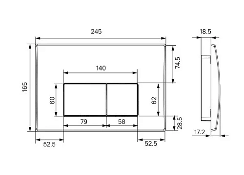 Клавиша смыва IDDI Optima Home универсальная, глянцевый белый (OPH10W0i77) Клавиша смыва IDDI Optima Home универсальная, глянцевый белый (OPH10W0i77)