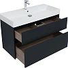 Тумба под раковину Aquanet Бруклин 100 антрацит матовый 00310139 Тумба под раковину Aquanet Бруклин 100 антрацит матовый 00310139