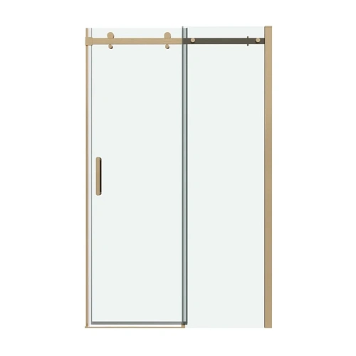 Душевая дверь GROSSMAN Classic 100.K33.04.100.32.00 (100x195) золото сатин, стекло прозрачное Душевая дверь GROSSMAN Classic 100.K33.04.100.32.00 (100x195) золото сатин, стекло прозрачное
