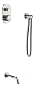 Душевая система Boheme TECH 154-NB Nikel Brush встраиваемая