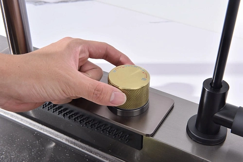 Кухонная мойка ArtDecco Elegant Flow 75 AEF117546 графит, из нержавеющей стали Кухонная мойка ArtDecco Elegant Flow 75 AEF117546 графит, из нержавеющей стали