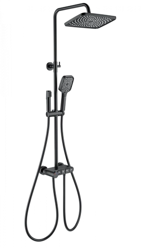Душевая система Wonzon & Woghand с термостатом, черный матовый (WW-B3112-MB) Душевая система Wonzon & Woghand с термостатом, черный матовый (WW-B3112-MB)