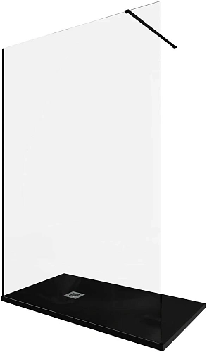 Душевая перегородка Allen Brau Infinity 1 140 3.21027.BBA черный брашированный Душевая перегородка Allen Brau Infinity 1 140 3.21027.BBA черный брашированный