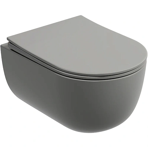 Унитаз подвесной Ceramica Nova MODENA CN6063MH Антрацит матовый Унитаз подвесной Ceramica Nova MODENA CN6063MH Антрацит матовый