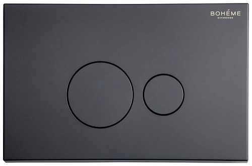 Клавиша смыва Boheme  668-B пластик BLACK (для 666) Клавиша смыва Boheme  668-B пластик BLACK (для 666)
