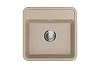Кухонная мойка Granula 5001, БЕЖЕВЫЙ, СтандАРТ кварц 500x500