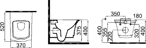Комплект Унитаз подвесной STWORKI Хадстен SETK3304-0616-001-1-6000 с микролифтом + Система инсталляц 561334 Комплект Унитаз подвесной STWORKI Хадстен SETK3304-0616-001-1-6000 с микролифтом + Система инсталляц 561334