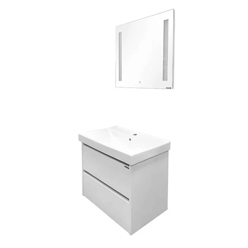 Тумба раковина Comforty Дублин-75 00004137103 белый глянец раковина Comforty 8057 Тумба раковина Comforty Дублин-75 00004137103 белый глянец раковина Comforty 8057