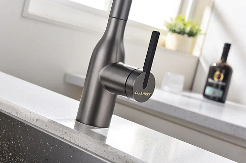 Смеситель для кухни Paulmark VIPER беретта Vi213105-GM Смеситель для кухни Paulmark VIPER беретта Vi213105-GM