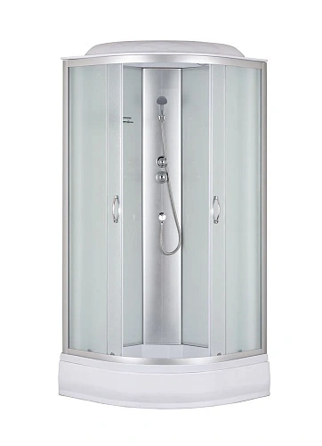 Душевая кабина Taliente 90x90x215см, четверть круга, матовое стекло TA-9091M Душевая кабина Taliente 90x90x215см, четверть круга, матовое стекло TA-9091M