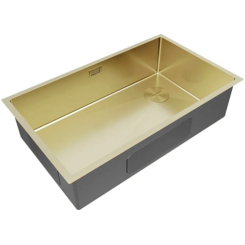 Кухонная мойка Paulmark NEXT-SKEW 74 UNI, PM887444-LG, светлое золото, 740х440мм 1,2мм Кухонная мойка Paulmark NEXT-SKEW 74 UNI, PM887444-LG, светлое золото, 740х440мм 1,2мм