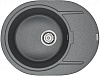Картинка анонса товара «кухонная мойка paulmark oval, pm316502-dg, графит, 650х500 мм»