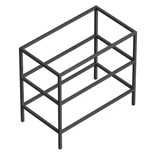 Консоль под раковину CEZARES CADRO-80/46/73-2C-PIA-MET-ST черный 800x460 подвесная Консоль под раковину CEZARES CADRO-80/46/73-2C-PIA-MET-ST черный 800x460 подвесная