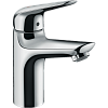 Смеситель для раковины Hansgrohe 100, CoolStart, со сливным клапаном Push-Open 71032000, хром