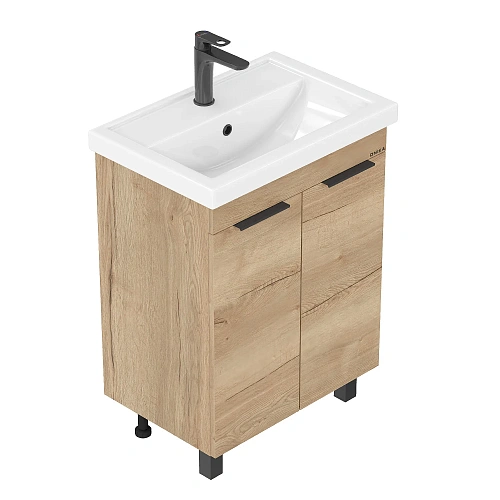 Тумба под раковину Onika Легран 60 см 106159 напольная, дуб галифакс (для Фостер 60) Тумба под раковину Onika Легран 60 см 106159 напольная, дуб галифакс (для Фостер 60)