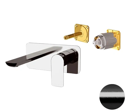 Смеситель для раковины Remer Infinity I15KBCFP, черный брашированный хром Смеситель для раковины Remer Infinity I15KBCFP, черный брашированный хром