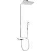 Душевая система Hansgrohe Raindance E с термостатом Showerpipe 360 1jet EcoSmart 9 л/мин. 27286400, 