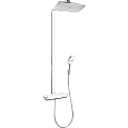 Душевая система Hansgrohe Raindance E с термостатом Showerpipe 360 1jet EcoSmart 9 л/мин. 27286400, Душевая система Hansgrohe Raindance E с термостатом Showerpipe 360 1jet EcoSmart 9 л/мин. 27286400,
