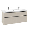Картинка анонса товара «тумба под раковину villeroy &amp; boch subway 3.0 с подсветкой cashmere grey / cashmere grey c602l1vn»