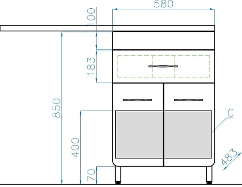 Тумба под раковину Style Line ВаЛеРо 60, Космос 120, Люкс белая, PLUS ЛС-00000578 Тумба под раковину Style Line ВаЛеРо 60, Космос 120, Люкс белая, PLUS ЛС-00000578