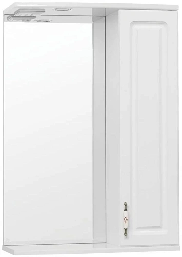 Зеркальный шкаф Style Line Олеандр-2 55/С, белый ЛС-00000049 Зеркальный шкаф Style Line Олеандр-2 55/С, белый ЛС-00000049