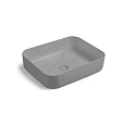 Раковина Vincea VBS-105MG, 500*410*130 керамическая, накладная, матовый серый Раковина Vincea VBS-105MG, 500*410*130 керамическая, накладная, матовый серый