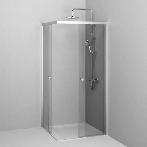 Душевой уголок AM.PM X-joy W94G-403-9090-МТ1К 90x90 хром матовый, стекло прозрачное Душевой уголок AM.PM X-joy W94G-403-9090-МТ1К 90x90 хром матовый, стекло прозрачное