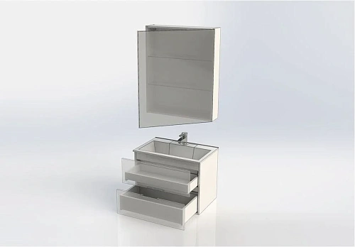 Комплект мебели Aquanet Алвита 70 белый 00184620 Комплект мебели Aquanet Алвита 70 белый 00184620