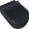 Унитаз подвесной Allen Brau Priority 4.31001.31 с крышкой, черный матовый Унитаз подвесной Allen Brau Priority 4.31001.31 с крышкой, черный матовый