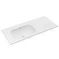 Раковина Vincea Elise VCB-4EL120MW-L, Corian левая, белый матовый Раковина Vincea Elise VCB-4EL120MW-L, Corian левая, белый матовый