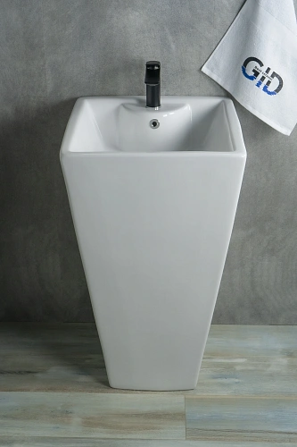 Раковина Gid Nb145 81103 напольная белая 46.5x46.5x81 Раковина Gid Nb145 81103 напольная белая 46.5x46.5x81