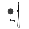 Душевая система AQUAme AQM8407MB с термостатом, черный матовый Душевая система AQUAme AQM8407MB с термостатом, черный матовый