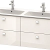 Тумба под раковину Duravit Brioso BR410602222 подвесная 129 см белая Тумба под раковину Duravit Brioso BR410602222 подвесная 129 см белая
