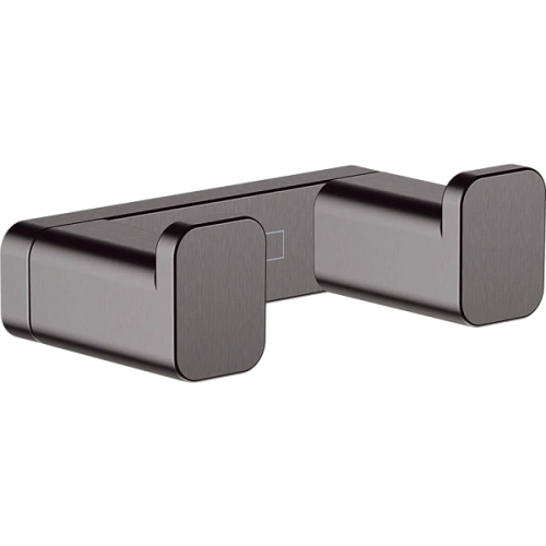Крючок Hansgrohe AddStoris 41755340, шлифованный черный хром Крючок Hansgrohe AddStoris 41755340, шлифованный черный хром
