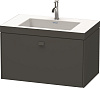 Картинка анонса товара «тумба с раковиной duravit brioso br4601n1022 80 см белый глянцевый»