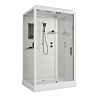 Картинка анонса товара «душевая кабина niagara standart st100/80/15q (100х80х215) прямоугольник, поддон 15см, распашная, проф.белый»