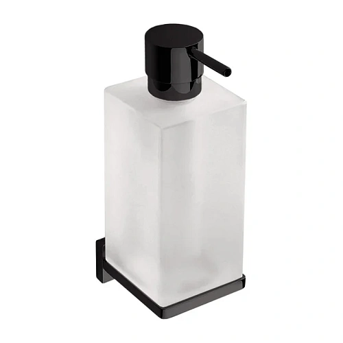 Дозатор жидкого мыла Colombo Look B9316.NM-VAN подвесной, черный матовый/матовое стекло Дозатор жидкого мыла Colombo Look B9316.NM-VAN подвесной, черный матовый/матовое стекло