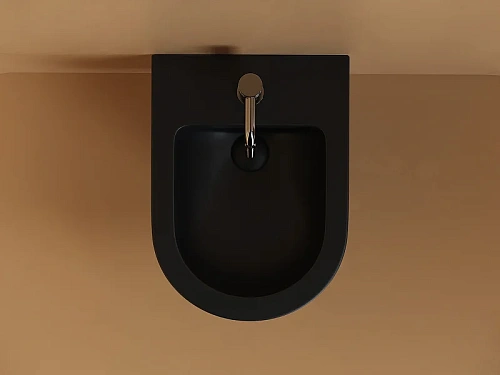 Биде подвесное Ceramica Nova UNO CN11002MB черный матовый Биде подвесное Ceramica Nova UNO CN11002MB черный матовый