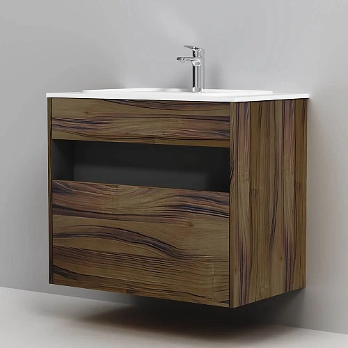 Тумба под раковину AM.PM Func M8FFUX0801OF pull-out, 80 см универсальная, дерево текстурированное Тумба под раковину AM.PM Func M8FFUX0801OF pull-out, 80 см универсальная, дерево текстурированное